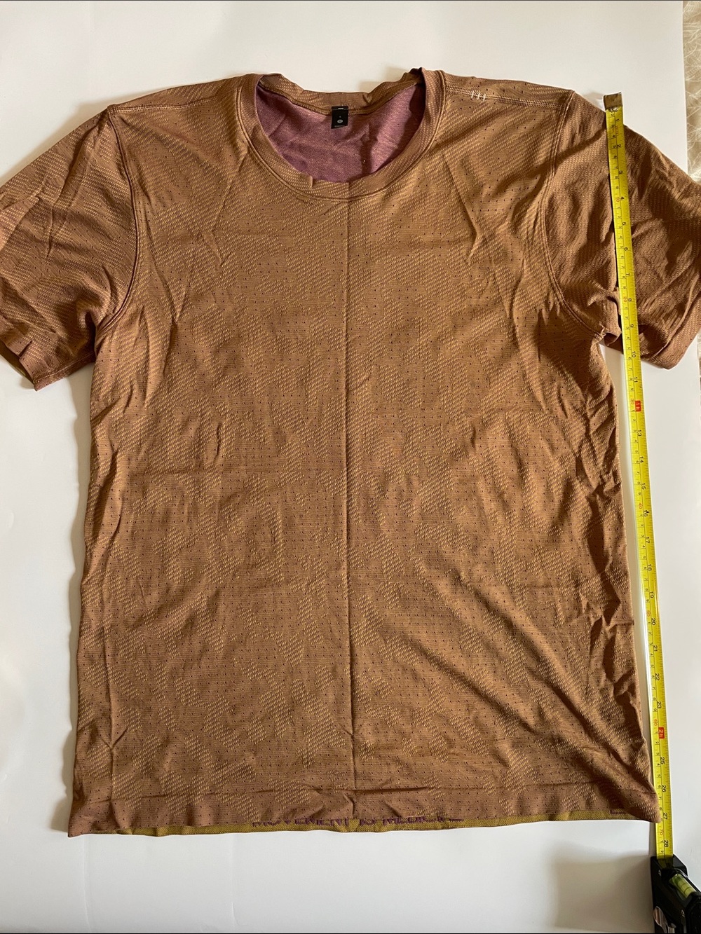 lululemon athletica metal vent copper Short Sleeve Crew Tee